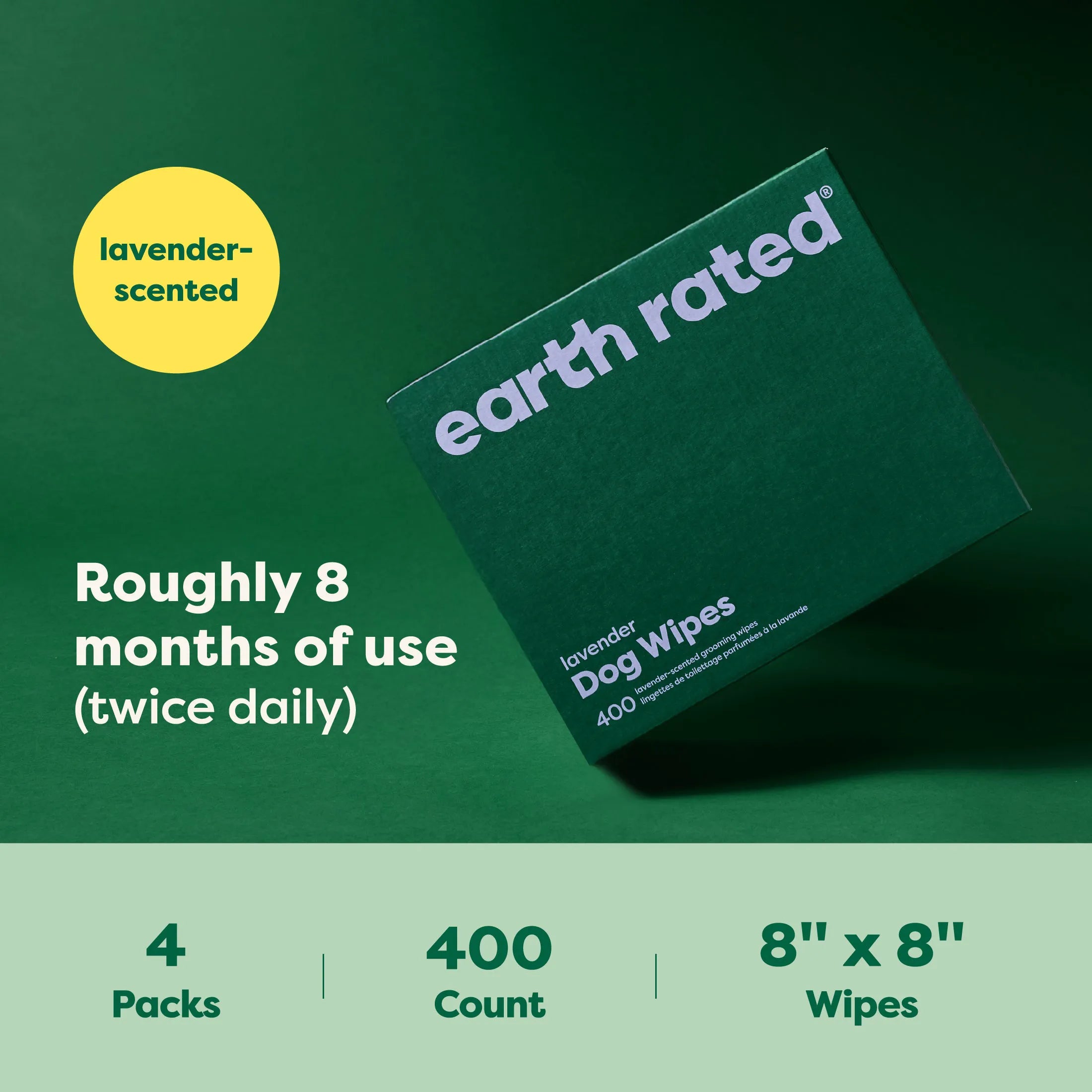 400 Wipes (4 Pack)