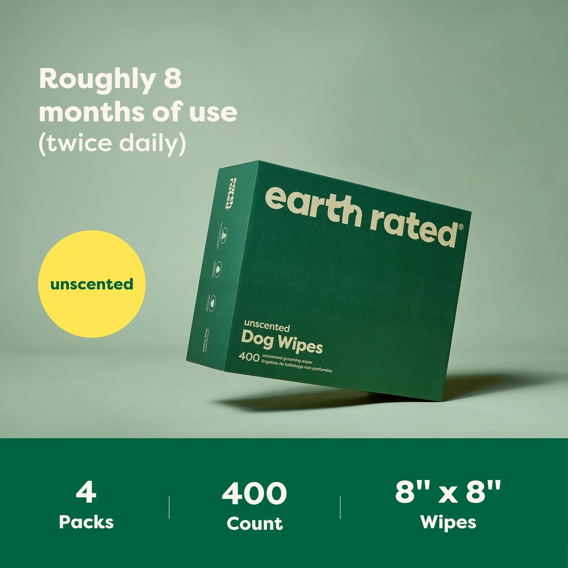 400 Wipes (4 Pack)