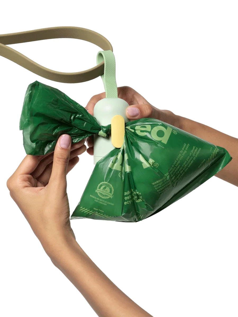 Poop Bag Dispenser with 15 Bags