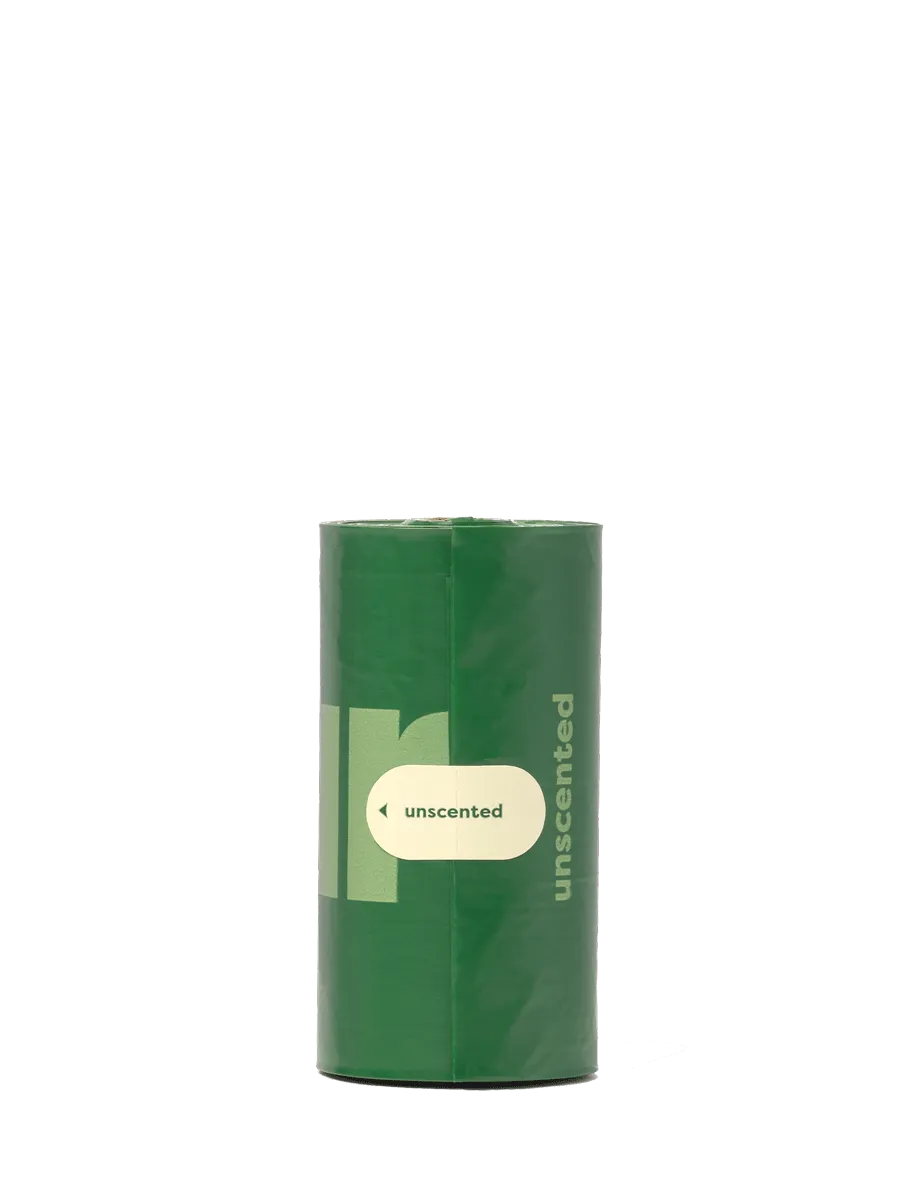 Poop Bag Dispenser with 15 Bags