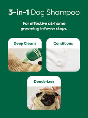 Soothing 3-in-1 Dog Shampoo: Calms Irritation, Cleanses & Moisturizes