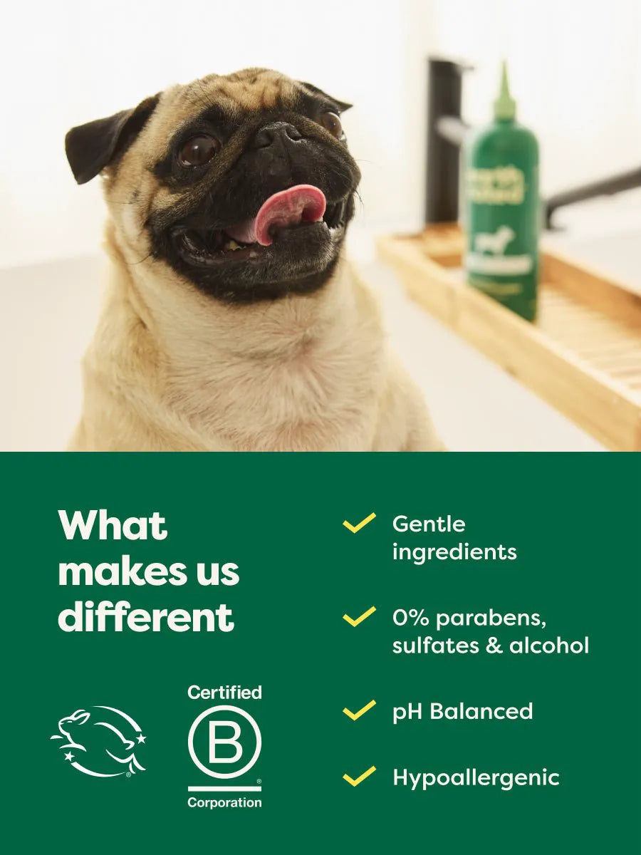 Soothing 3-in-1 Dog Shampoo: Calms Irritation, Cleanses & Moisturizes