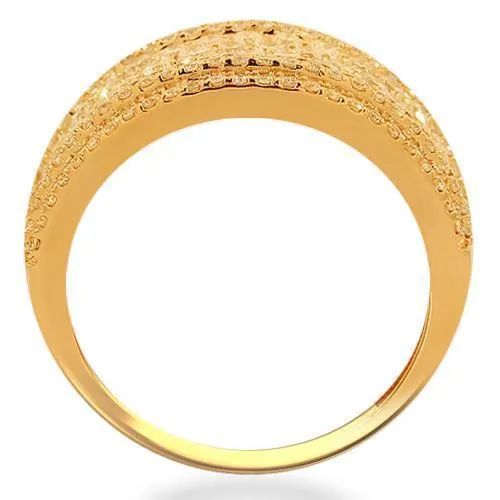 14K Solid Rose Gold Womens Diamond Cocktail Ring 1.92 Ctw