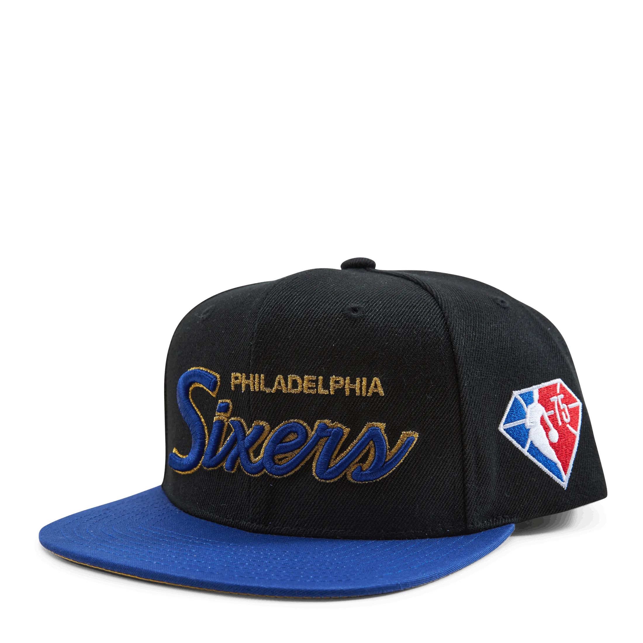 76ers NBA 75th Gold Snapback