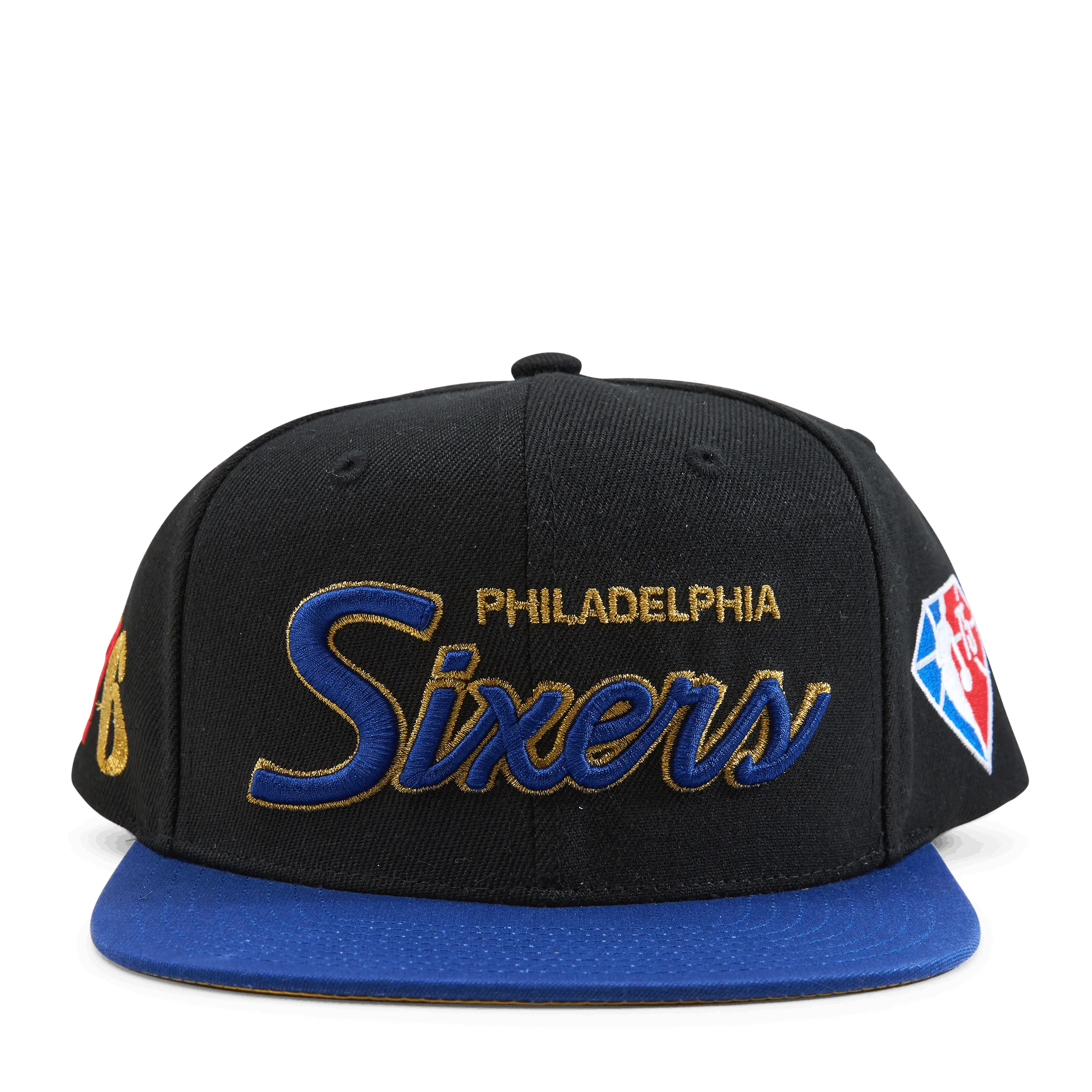 76ers NBA 75th Gold Snapback