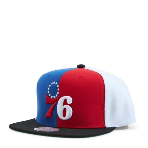 76ers Team Era Pinwheel Snapback