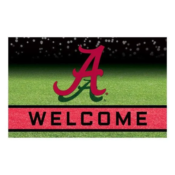 Alabama Crimson Tide Heavy Duty Crumb Rubber Door Mat