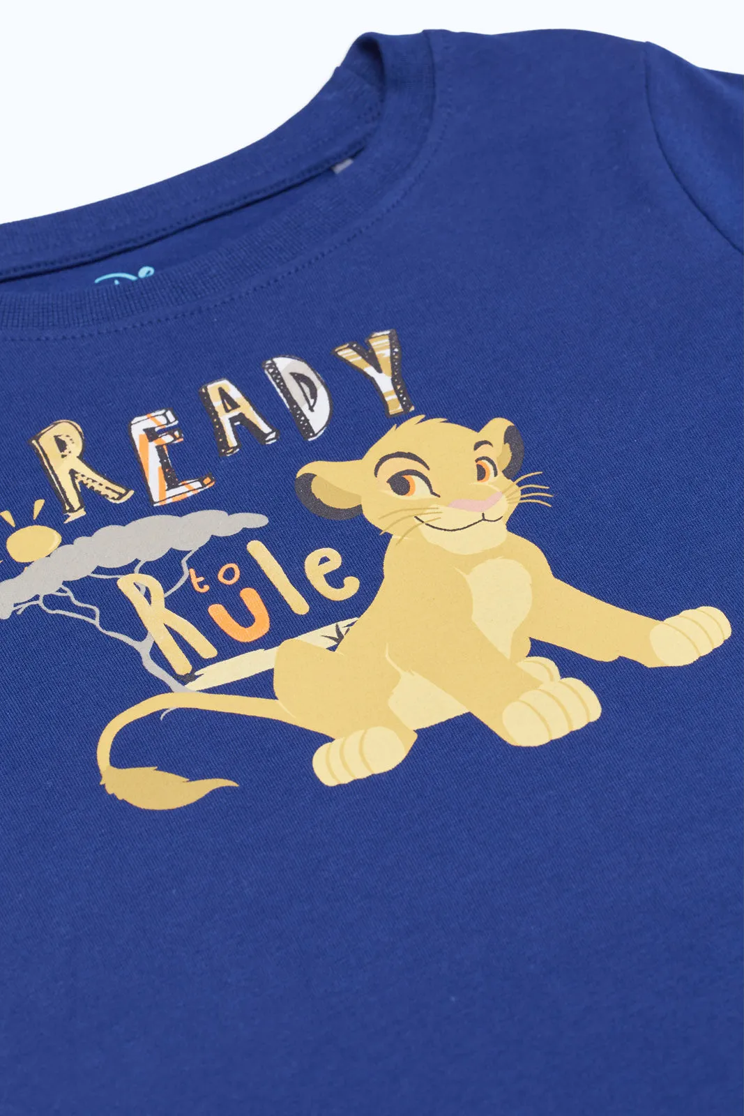 Baby Boys Navy Ready Rule Simba T-Shirt