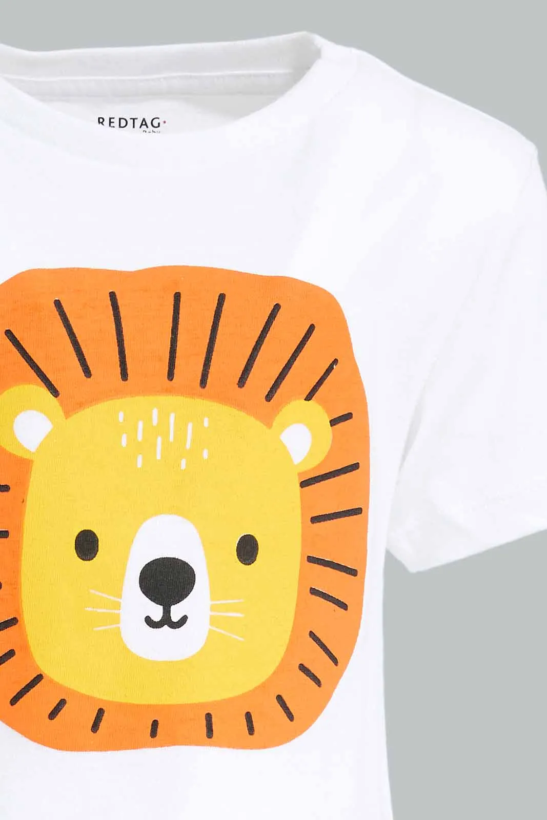 Baby Boys White Lion T-Shirt