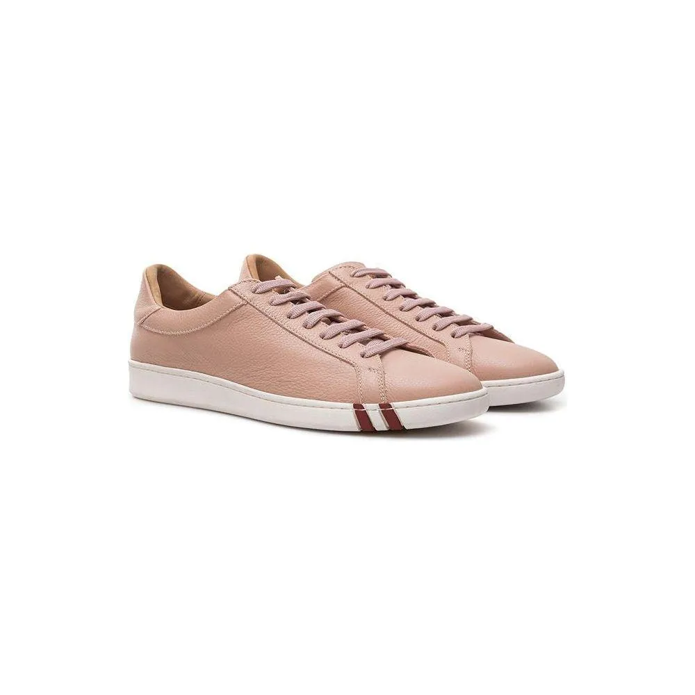 Bally Pink Leather Sneaker