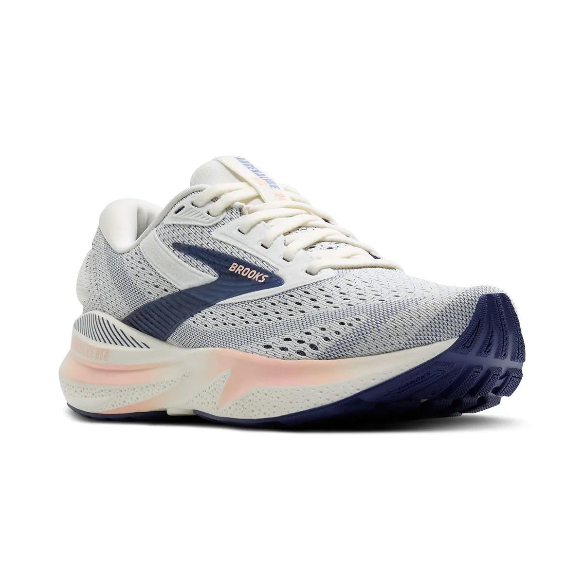 Brooks Adrenaline GTS 24 Womens | Grey/blue Ribbon/peach