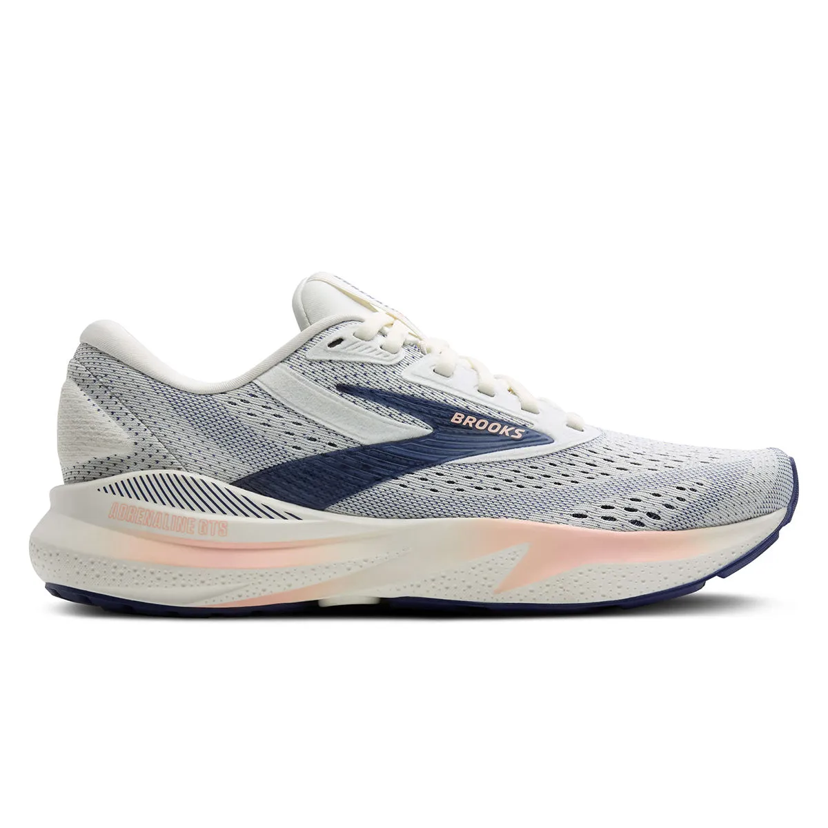 Brooks Adrenaline GTS 24 Womens | Grey/blue Ribbon/peach