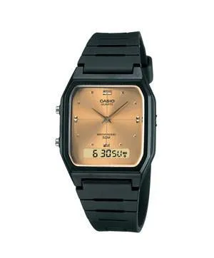 Casio Mens Gold Casual Classic Ana-Digi Timekeeping Watch