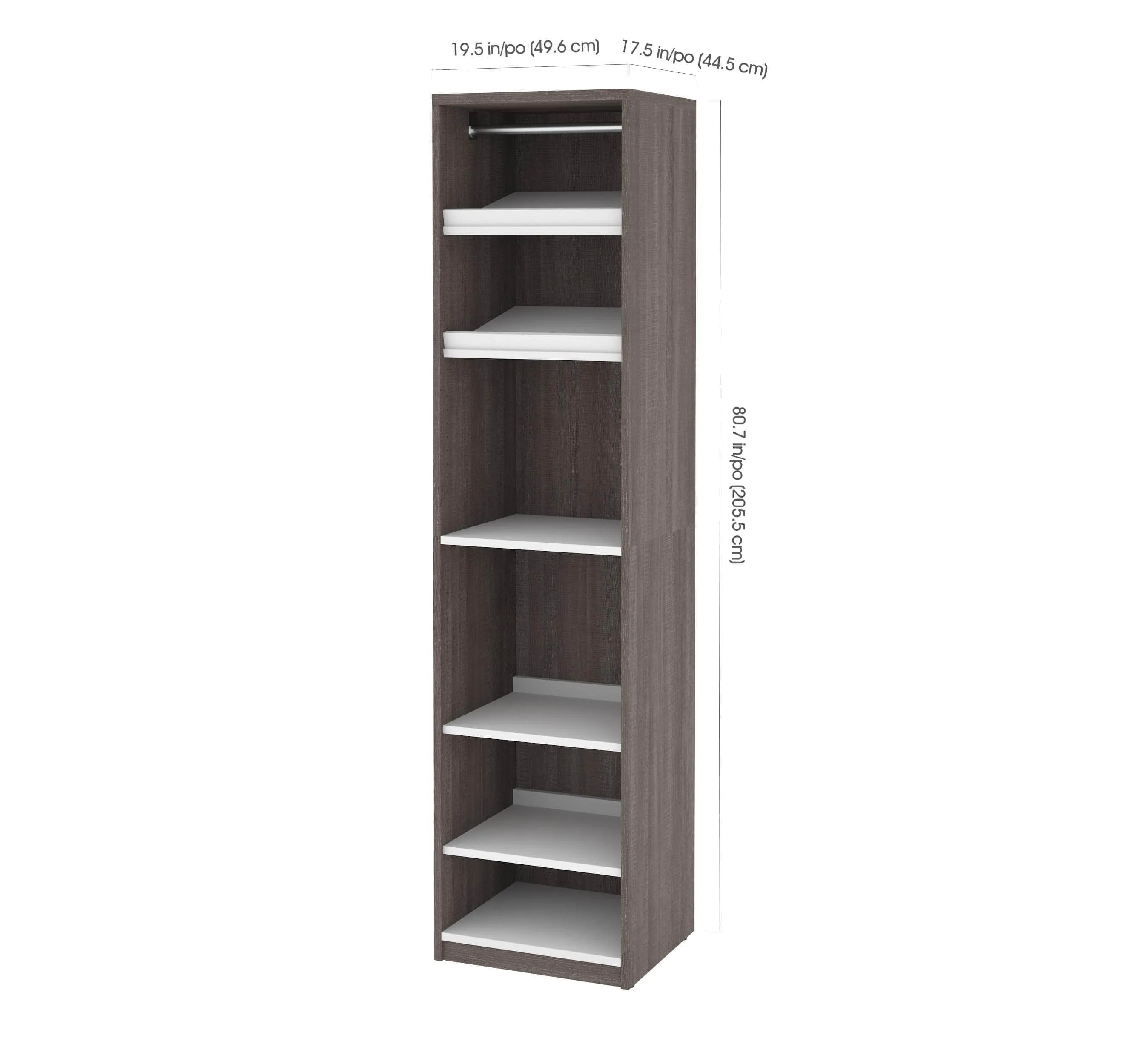 Cielo 19.5” Closet Organizer - Available in 2 Colours