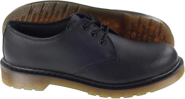 Dr Martens Shoes Juniors 1461 Black Softy