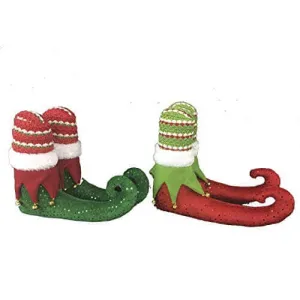 Fabric Elf Shoes Decoration (1 count)