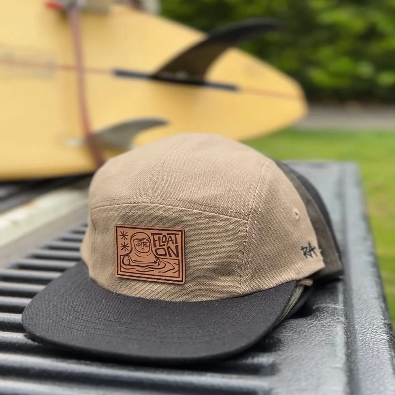 Float On Hemp Camp Cap | Tan