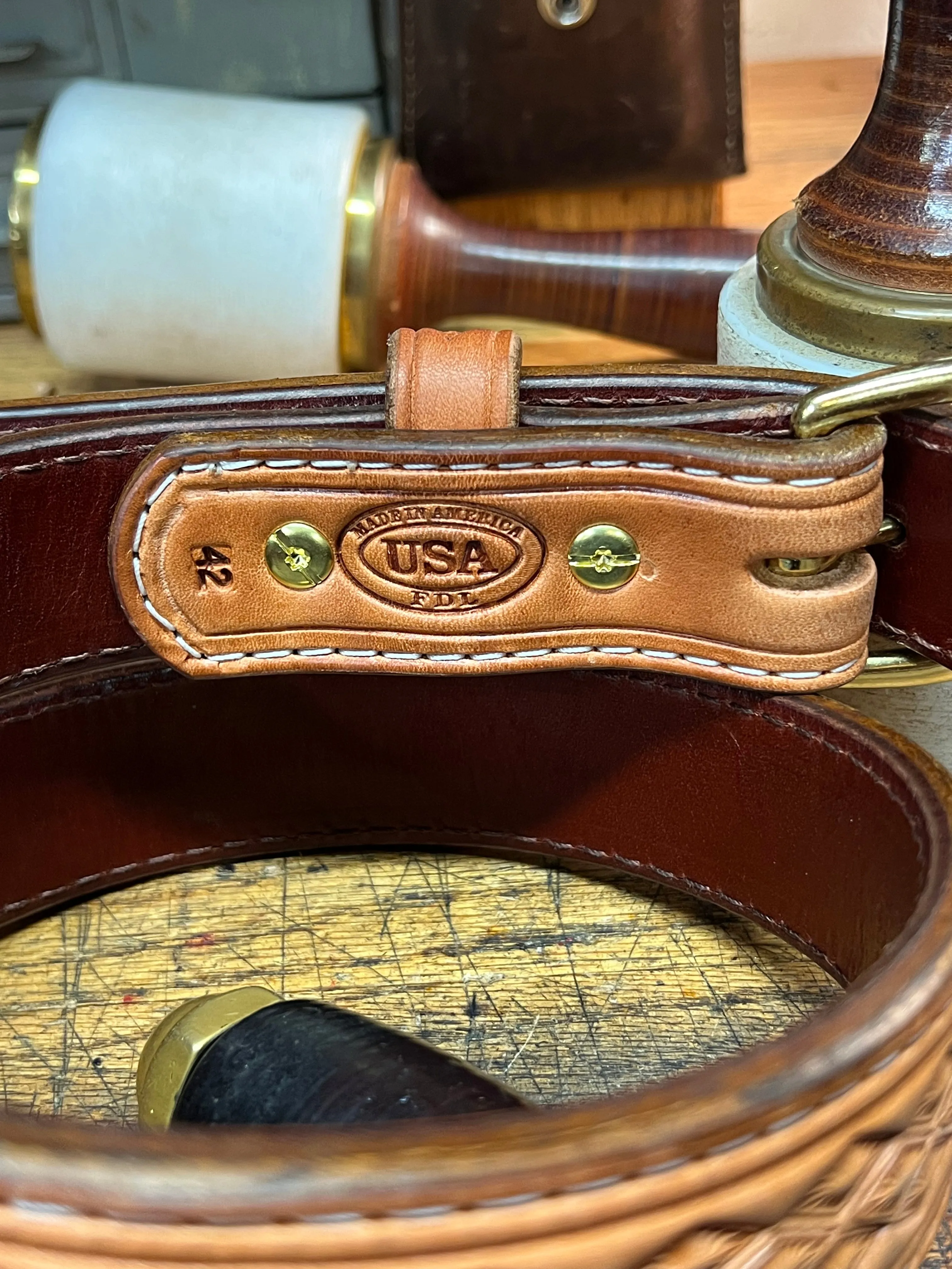 Handmade Custom Tooled & Stamped Belt