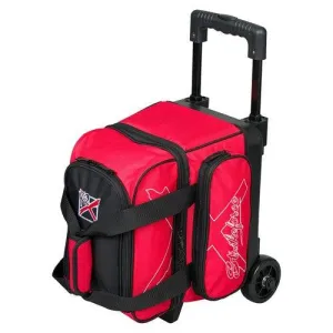 KR Strikeforce Hybrid Black/Red Single Roller Bowling Bag