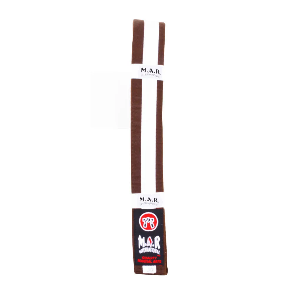 MAR-076 | Coloured Striped Grading Belts (K-T)