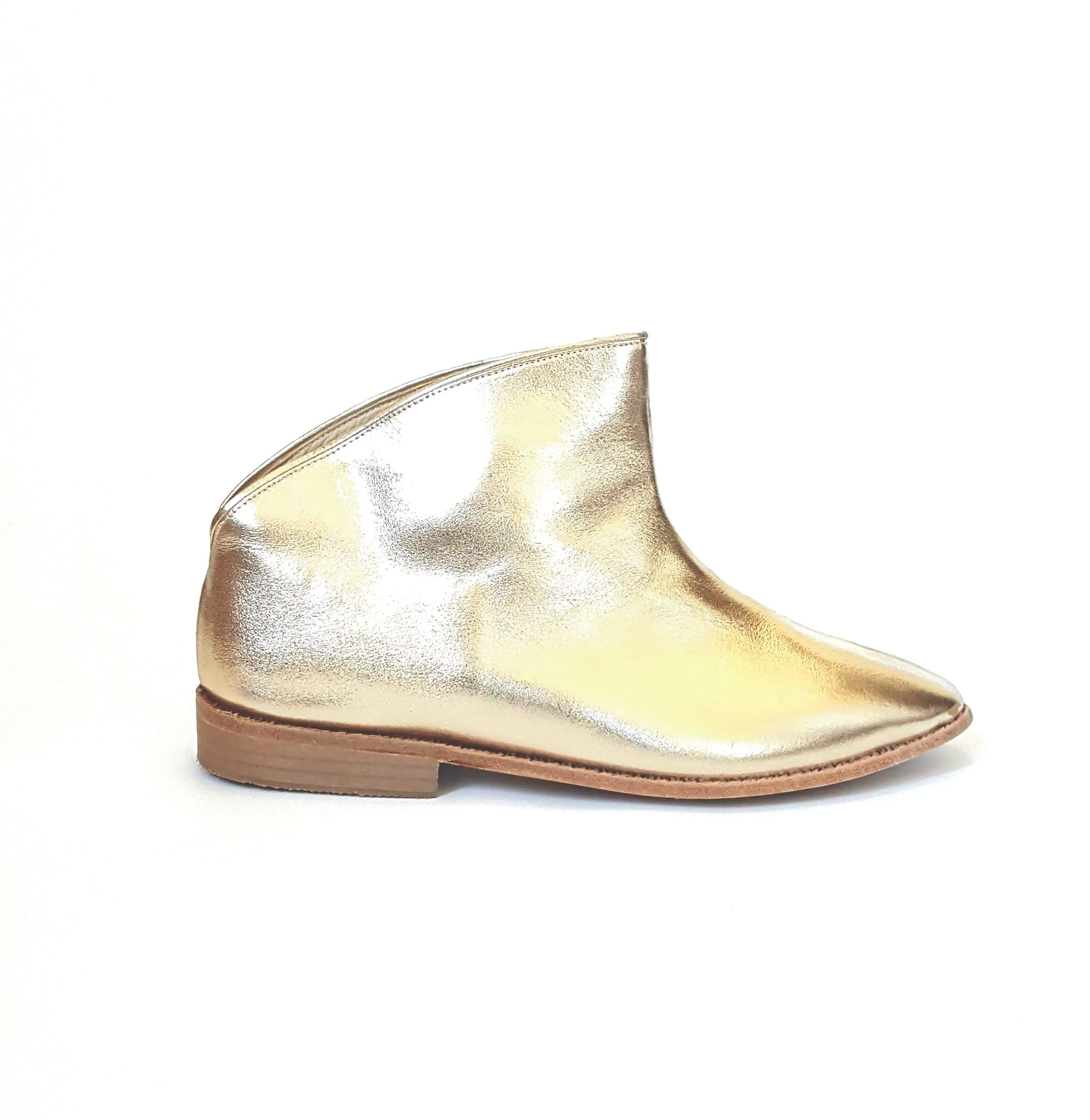 Metro Boots in Gold