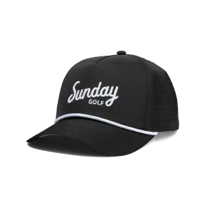 Porter Snapback Golf Hat | Black