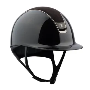 Samshield V2 Black Shadowglossy Hat with Metal Eclipse Blazon