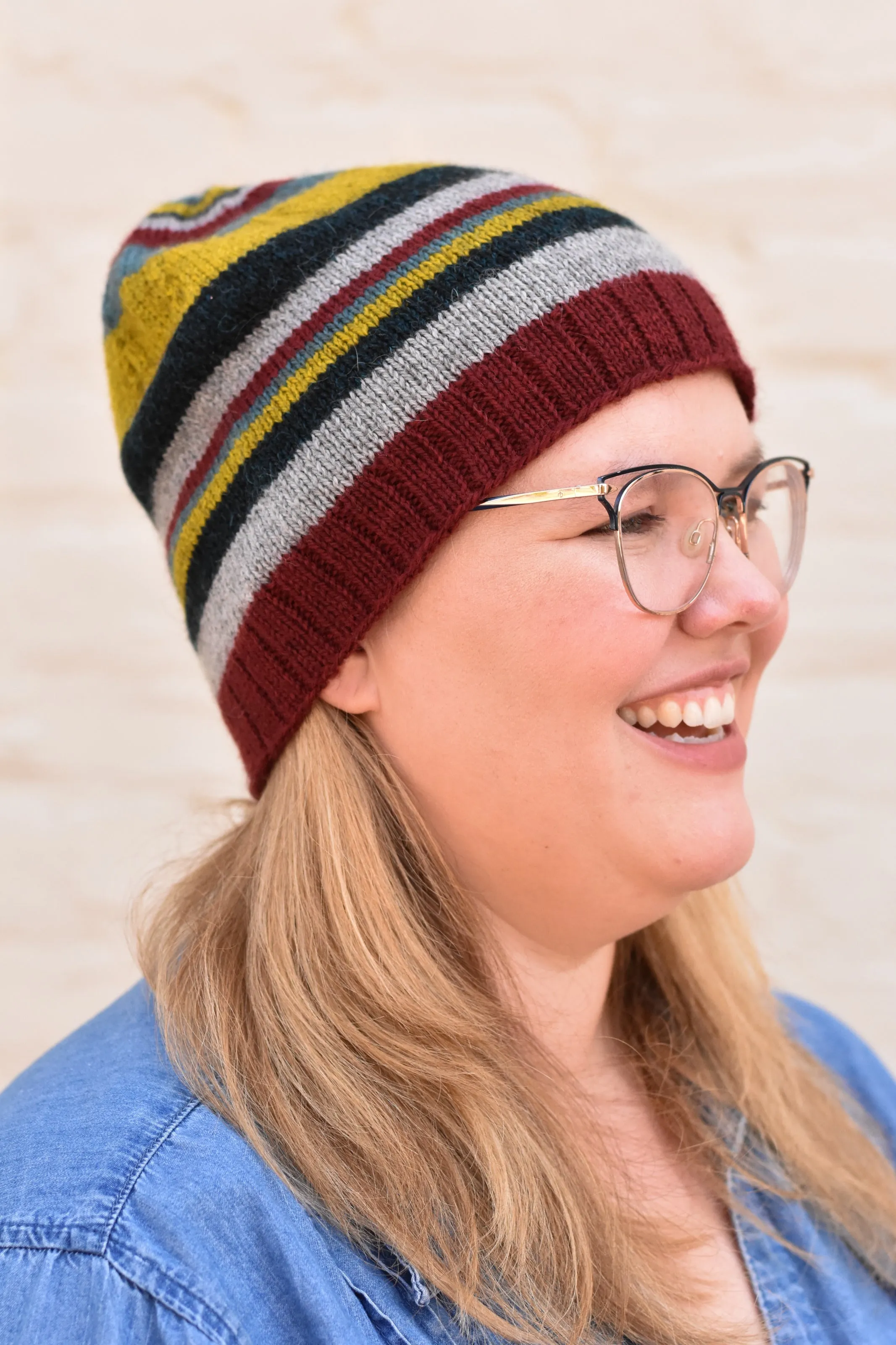 Spundamentals: Super Stripey Spun Beanie