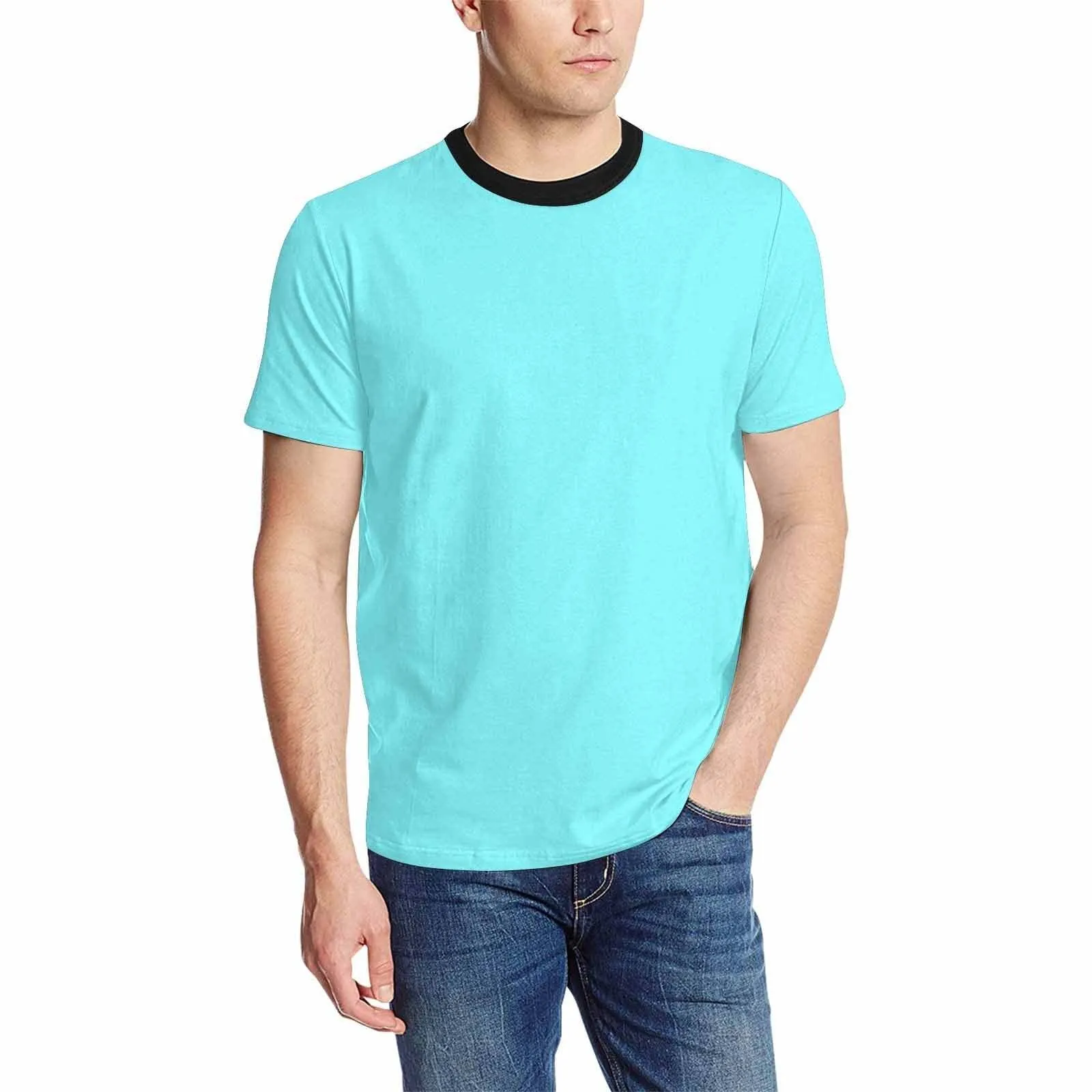 Uniquely You Mens T-Shirt /  Electric Blue     - Short Sleeve Casual Shirt