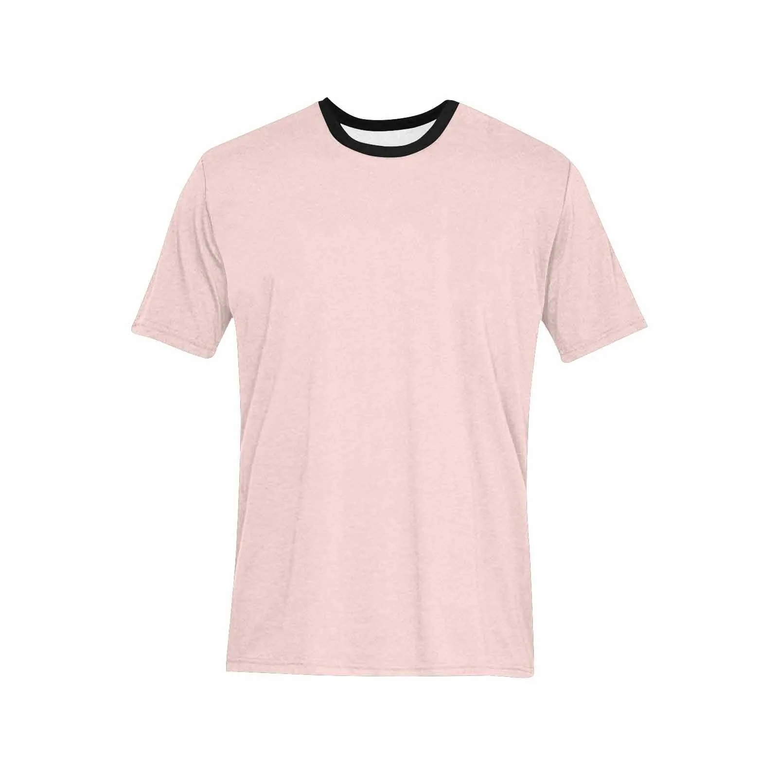 Uniquely You Mens T-Shirt /  Scallop Seashell Pink     - Short Sleeve Casual Shirt