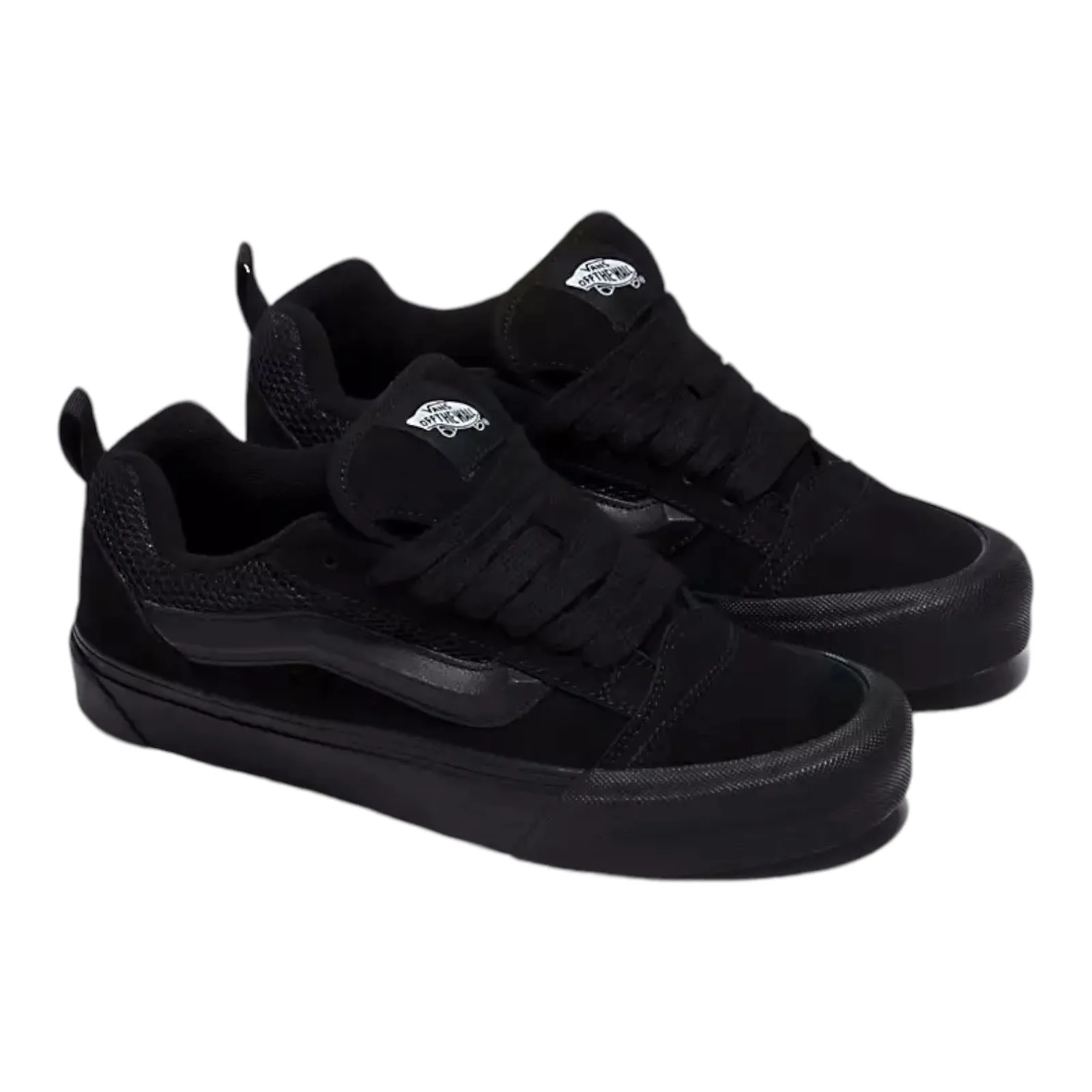 Vans Knu Skool Shoe Black/Black Mens Sizing