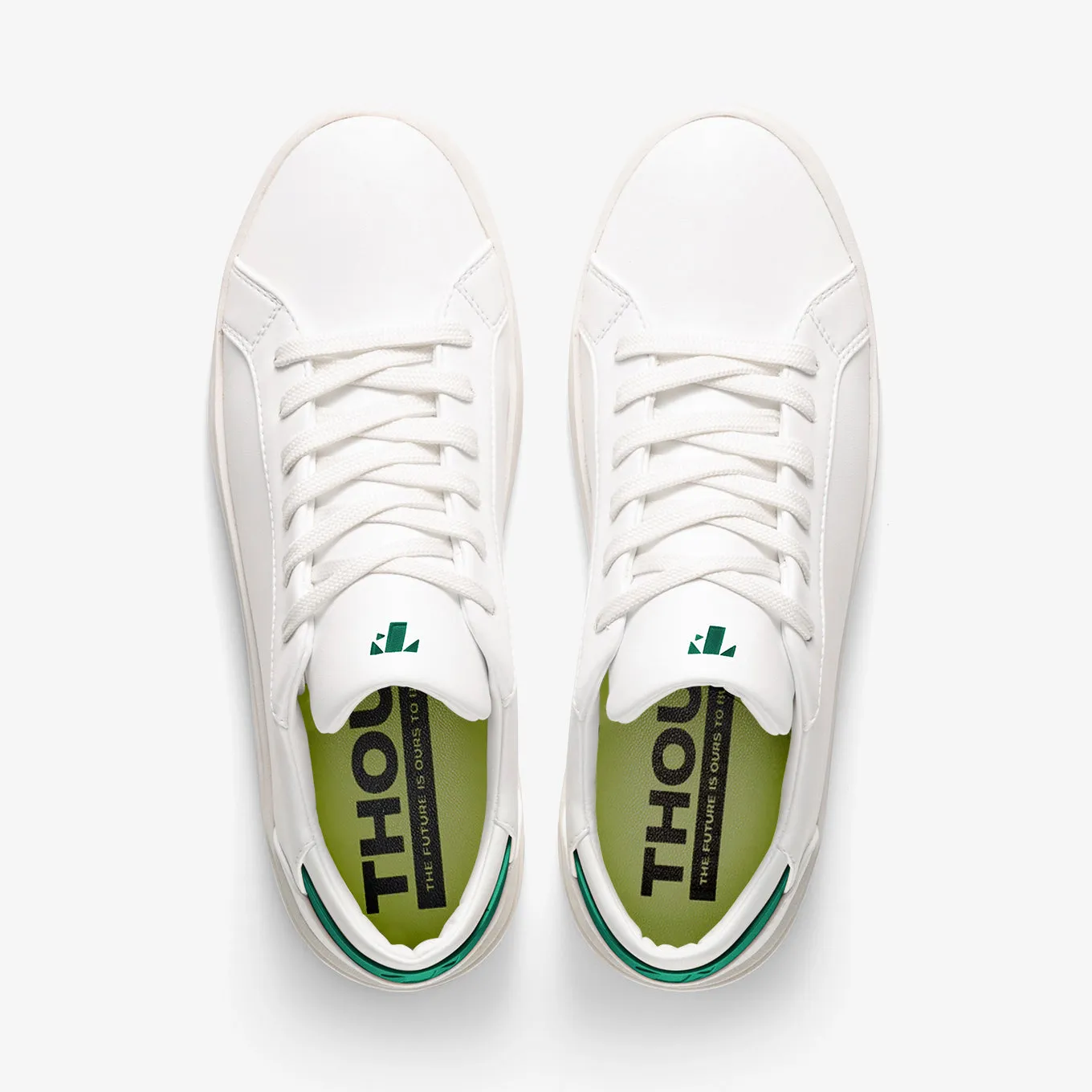 Women's Lace Up | White-Wakame