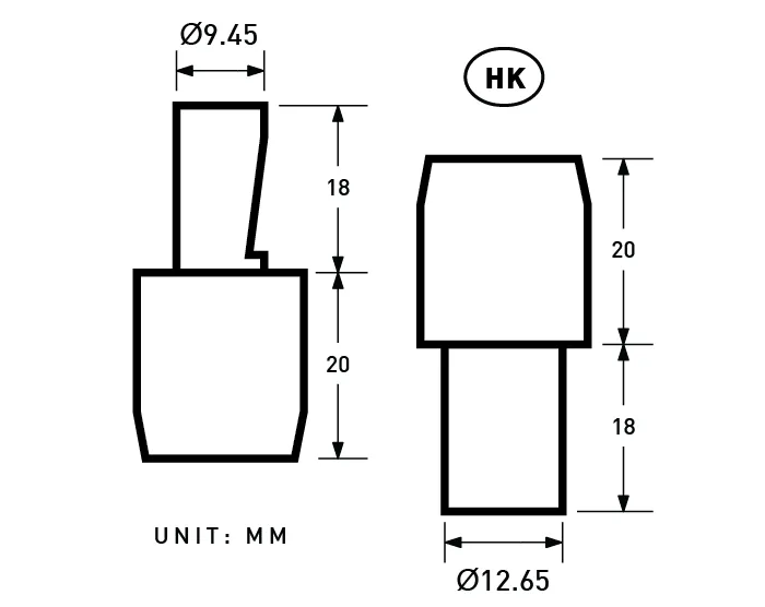 YKK | 13mm Convex Top Ring-spring Snap Fastener | YC13*SK35M